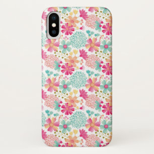 ピップパイホレー絵を描フラルパターン iPhone X ケース
