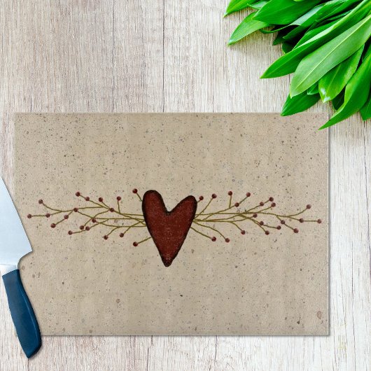 ピップベリーハートガラス切断板 カッティングボード