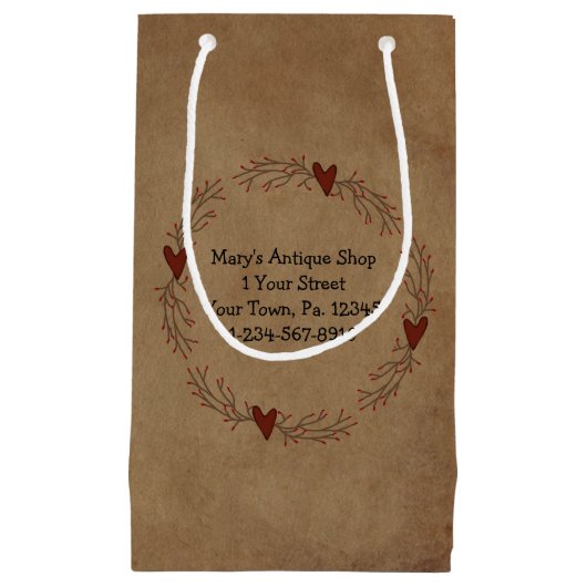 ピップベリーハートサークル抱き枕 スモールペーパーバッグ (正面)