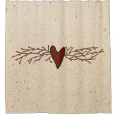 ピップベリーハートシャワーカーテン シャワーカーテン (正面)