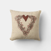 ピップベリーハートリース枕 クッション (正面)