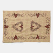 ピップベリ初期のーハートリースキッチンタオル キッチンタオル (横)