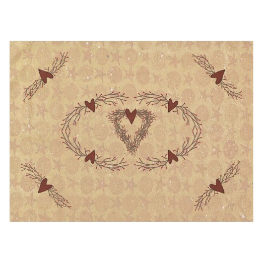 ピップベリ初期のーハートリーステーブルクロス テーブルクロス (正面(横))