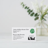 ピップ、アフリカのライオン 名刺 (スタンド正面)