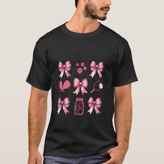 ピッボールとコケット愛好家ピンク Tシャツ (正面)