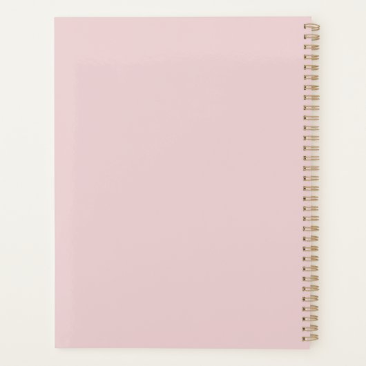 ピッモダンクはっきりしたパーソナライズされたシンプルストライプ2025 プランナー手帳 (裏面)