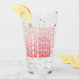 ピッモダンクガーリー・レトロ60のシンプルメイド・オブ・オーナー(花嫁付き添い人) タンブラーグラス