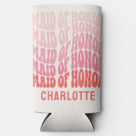 ピッモダンクガーリー・レトロ60のビベスメイド・オブ・オーナー（花嫁付き添い人） スリム缶クーラー