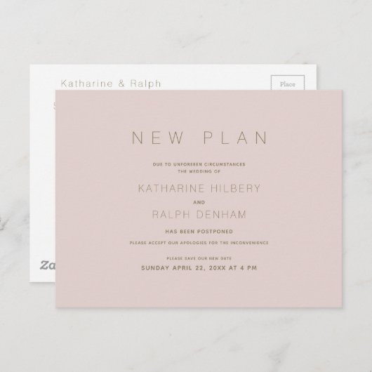 ピッモダンク結婚の新計画発表 ポストカード (正面/裏面)