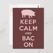 ピッ保クの穏やかでベーコン ポストカード (正面/裏面)