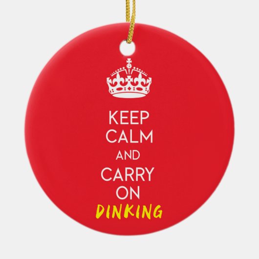 ピッ保クボールは運落ち着いたカスタム文字 セラミックオーナメント (正面)