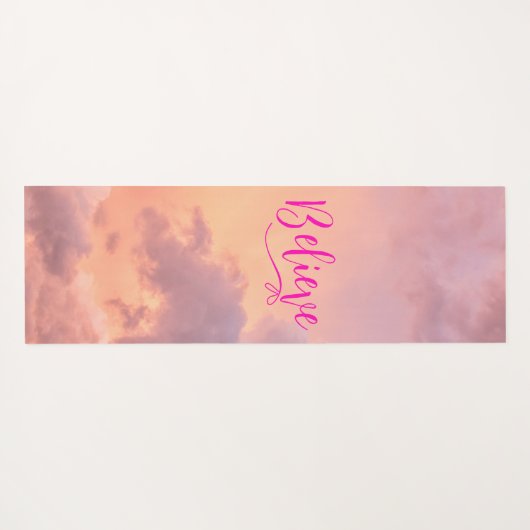 ピッ信じク感動的引用文空を実現 ヨガマット (裏面(横))