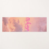 ピッ信じク感動的引用文空を実現 ヨガマット (正面(横))