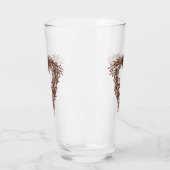 ピッ初期のプベリーハートリースガラス タンブラーグラス (左)