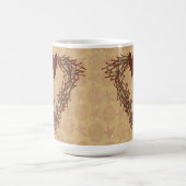 ピッ初期のプベリーハートリースマグカップ コーヒーマグカップ (中央)