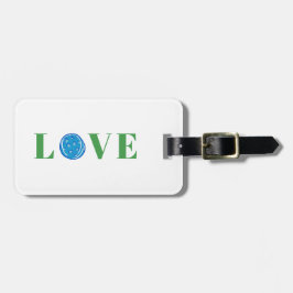 ピッ名門私立校風のクレボールラブ ラゲッジタグ