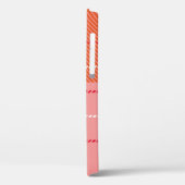 ピッ市松模様にク・オランの格子模様淡い色の Case-Mate iPhoneケース (裏面 / 左)