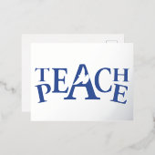 ピッ教えス白鳩引用文銀箔はがき 箔シーズンポストカード (正面/裏面)