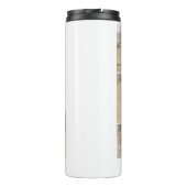 ピッ最高のクボールパパEverパーソナライズされた 4フォトグリッド タンブラー (裏面)