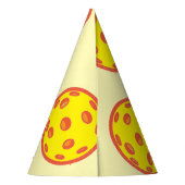 ピッ最高のクボール選手のバースデおもしろいィーパーティー パーティーハット (裏面)