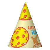 ピッ最高のクボール選手のバースデおもしろいィーパーティー パーティーハット (左)