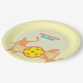 ピッ最高のクボール選手のバースデおもしろいィーパーティー ペーパープレート (アングル)