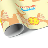 ピッ最高のクボール選手のバースデおもしろいィーパーティー ラッピングペーパー (ロールコーナー)