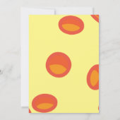 ピッ最高のクボール選手のバースデおもしろいィーパーティー 招待状 (裏面)