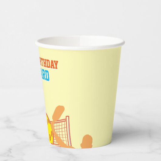 ピッ最高のクボール選手のバースデおもしろいィーパーティー 紙コップ (左)