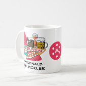 ピッ最高のクラビアピザピックボール コーヒーマグカップ (正面左)