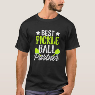 ピッ最高のクルボールパートナースポーツパドルディンクテーブルTE Tシャツ