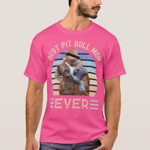 ピッ最高のトブル母の日ピットブルテリ Tシャツ