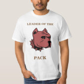 ピッ生まれト・ブルデザインのリーダー Tシャツ (正面)