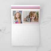 ピッ絵を描ク・スプラッシュ3女子フォト誕生日カード カード (内部)