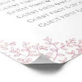 ピッ葉クサーク結婚スの座席表ポスター ポスター (角)