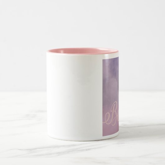 ピッ飛んでいるグ信じ ツートーンマグカップ (中央)