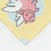 ピッ飛んでいるグ新中国の年〔占星術の〕十二宮図黄FB フリースブランケット (角)