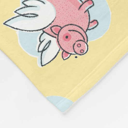 ピッ飛んでいるグ新中国の年〔占星術の〕十二宮図黄FB フリースブランケット (角)