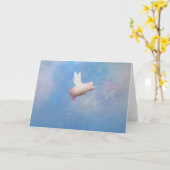 ピッ飛んでいるグ カード (黄色い花)