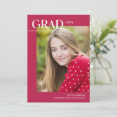 ピッ鮮やかクモダン1-Photo 2025卒業パーティー 招待状 (スタンド正面)