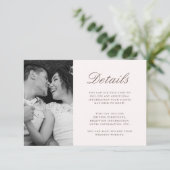 ピッ鮮やかク結婚のゲスト詳細写真 エンクロージャーカード (スタンド正面)