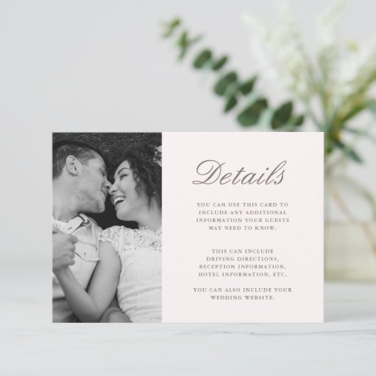 ピッ鮮やかク結婚のゲスト詳細写真 エンクロージャーカード (スタンド正面)