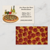 ピツェリア 名刺 (正面/裏面)