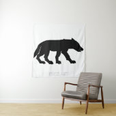 ピティッシュウルフ切り出し タペストリー (インサイチュ)