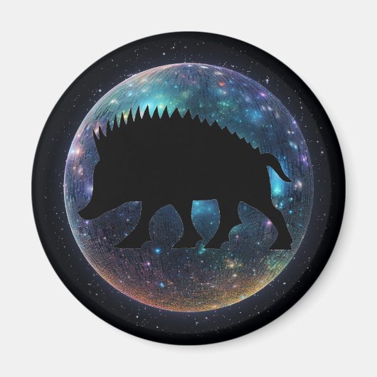 ピティッシュボア宇宙オルブ マグネット (正面)