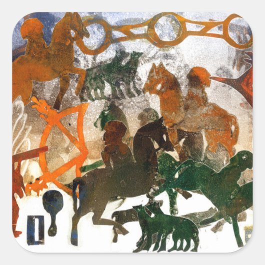 ピティッシュ伝統 スクエアシール (正面)