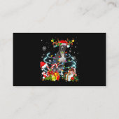 ピティトナディアクリスマスツリーライトパジャマドッグX 名刺 (裏面)