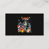 ピティトナディアクリスマスツリーライトパジャマドッグX 名刺 (正面)