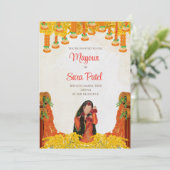 ピティ招待状ズアスマユン招待状ハルディ招待状 招待状 (スタンド正面)