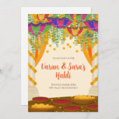 ピティ招待状マユン招待状ハルディ招待状 招待状 (正面/裏面)